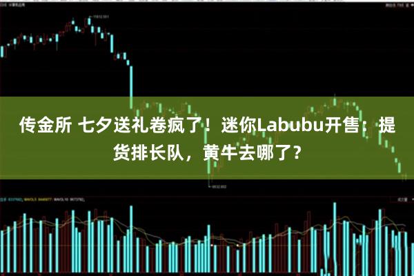 传金所 七夕送礼卷疯了！迷你Labubu开售：提货排长队，黄牛去哪了？