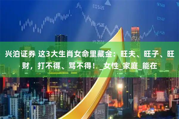 兴泊证券 这3大生肖女命里藏金：旺夫、旺子、旺财，打不得、骂不得！_女性_家庭_能在